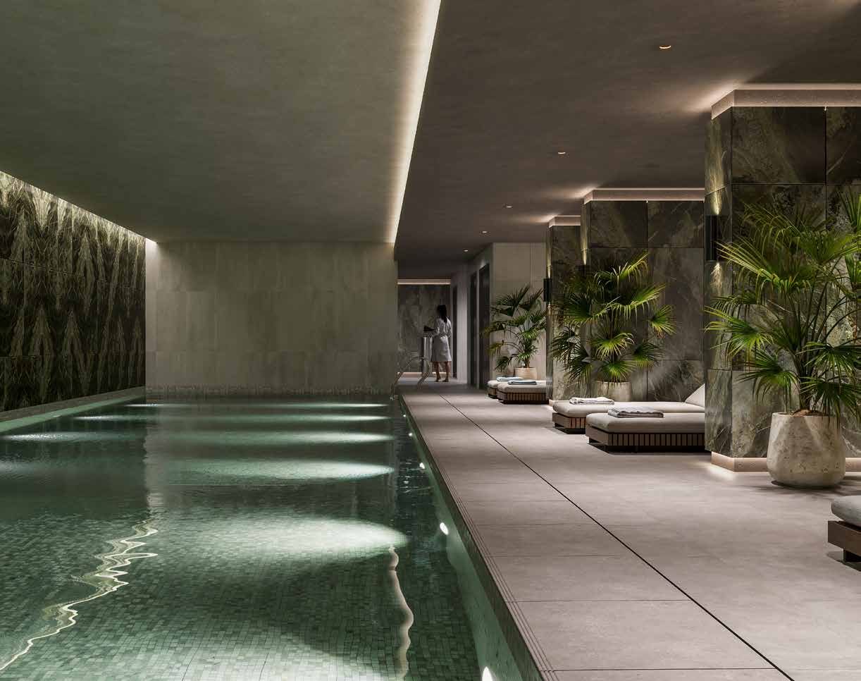 The 16-metre swimming pool at The Park Club